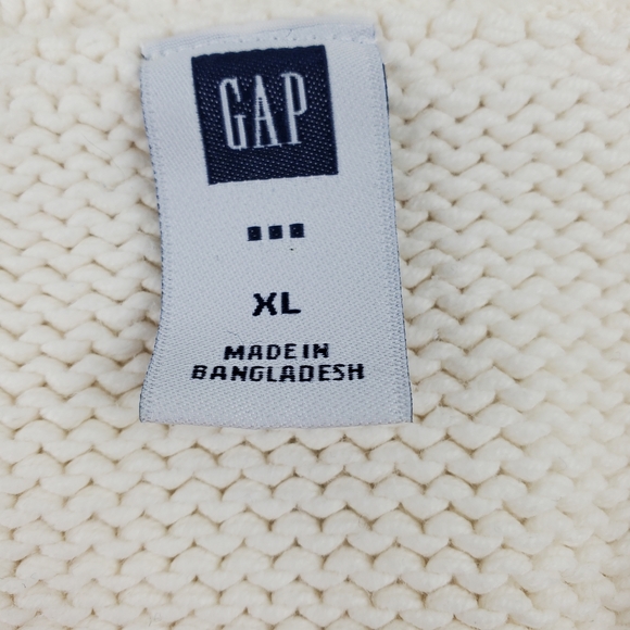 Gap Factory heavy knit vneck sweater XL - Picture 3 of 7